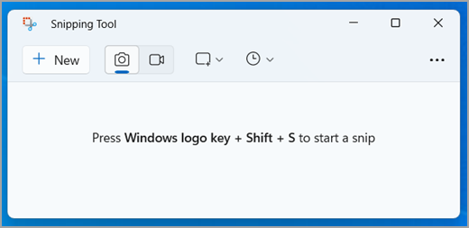 Snipping Tool Windows Application
